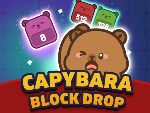 Capybara Block Drop image