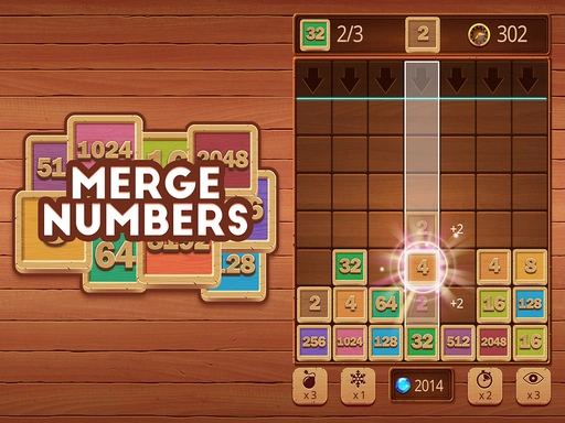 Merge Numbers Wooden edition image