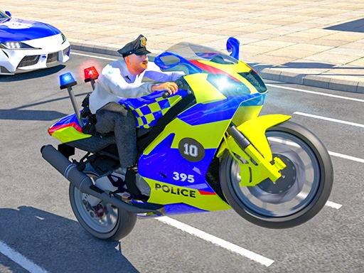 Police Bike Stunt Race image